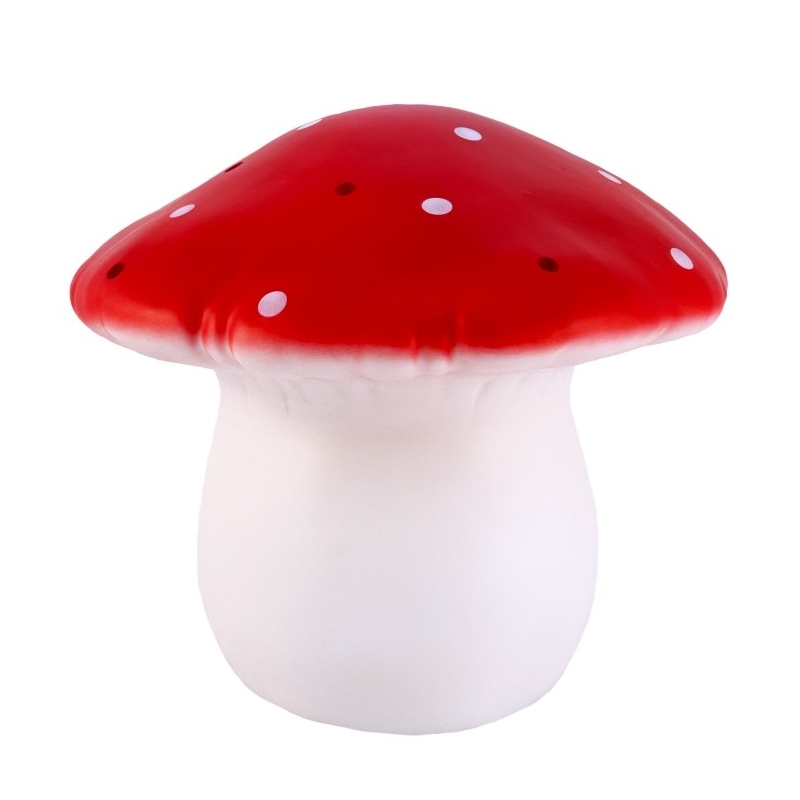 Grande lampe champignon rouge