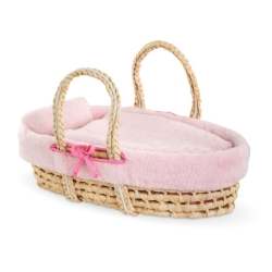 Couffin tressé peluche pour bb 36/42 cm