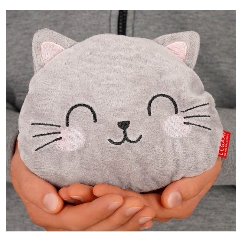Bouillotte sèche aux graines de lin - Chat