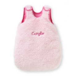 Turbulette peluche rose pour bébé 30 cm