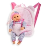 Sac à dos porte-bébé peluche pour bébé 30 cm