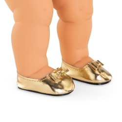 Ballerines dorées bébé 36 cm