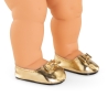 Ballerines dorées bébé 36 cm