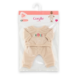 Vêtement jogging beige bébé 36 cm