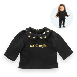 Ma Corolle - Tshirt noir et or manches longues