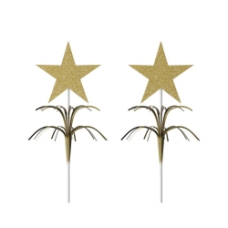 Pique étoile or - Lot de 2