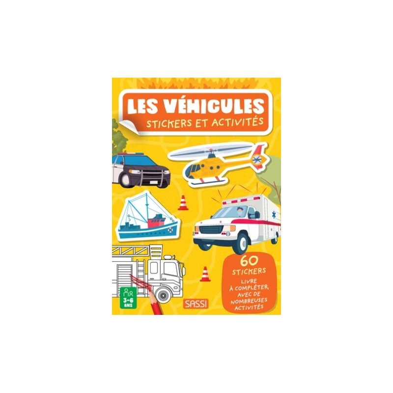 Stickers et activités - Les véhicules