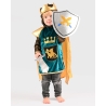 Déguisement - Chevalier turquoise et or 4/6 ans