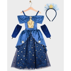 Déguisement - Robe bleue étoilée 6/8  ans