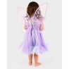 Déguisement - Robe mauve avec ailes et baguette 6/8 ans