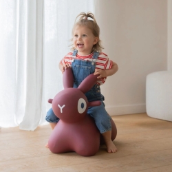 Hoppi - Lapin sauteur bordeau