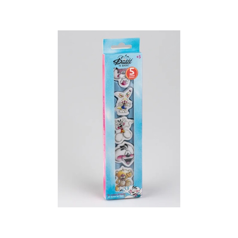 Diddl - Set de gommes 3D