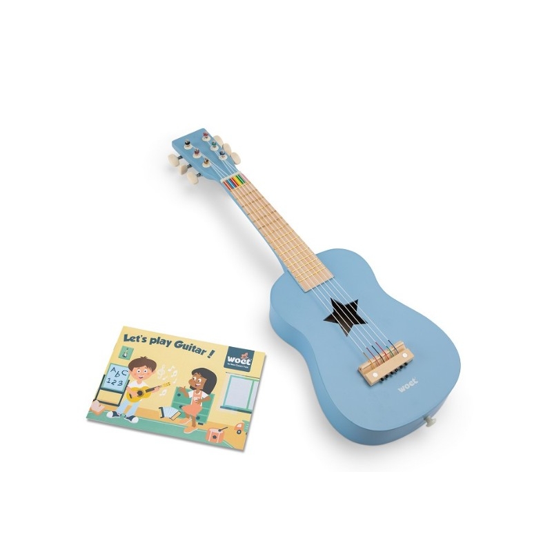 Guitare bleue