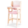 Chaise haute en bois pour poupée