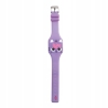Montre tactile Chat mauve