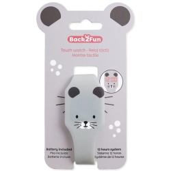 Montre tactile Souris grise