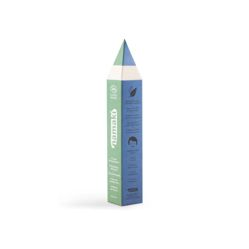 Coffret crayon - Crayons vert/ bleu/ jaune/ rouge