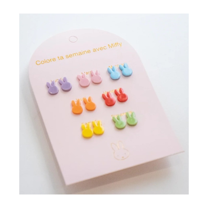 Miffy - Boucles d'oreilles