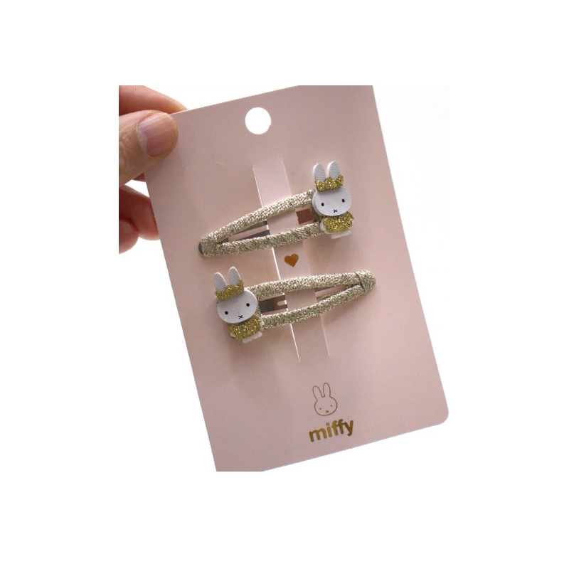 Miffy - Duo de barrettes gold