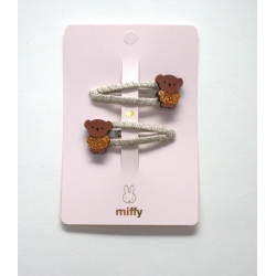 Miffy - Duo de barrettes Boris