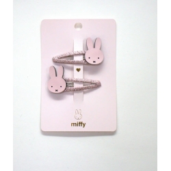 Miffy - Duo de barrettes pink