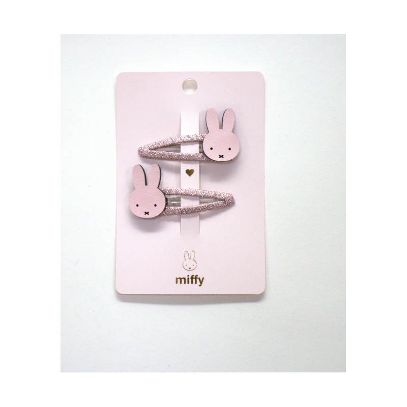 Miffy - Duo de barrettes pink