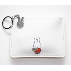 Miffy - Porte-monnaie flowers beige