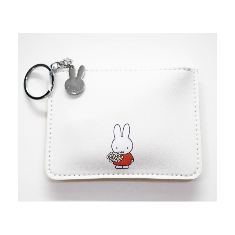 Miffy - Porte-monnaie flowers beige