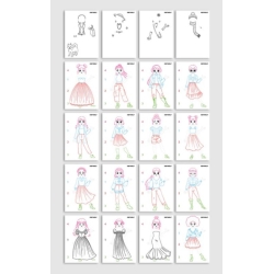 Kidydraw Pro Fashion - Tablette lumineuse 2 en un