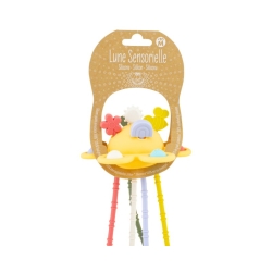 Hochet lune sensorielle jaune