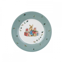Pierre Lapin Noël - Assiette cadeaux