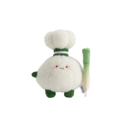 Peluche porte-clés  légume - Ail 15 cm
