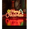 Enseigne néon -  Merry Christmas