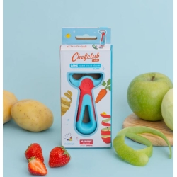 Chef Club - Eplucheur Kids bleu et rouge