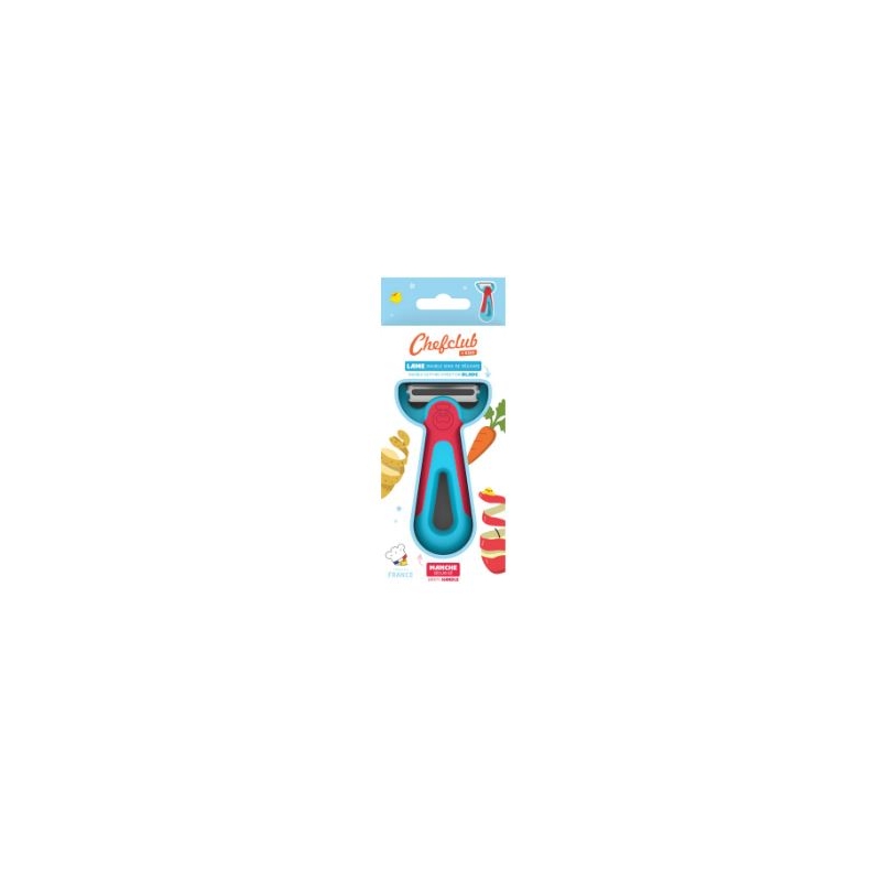 Chef Club - Eplucheur Kids bleu et rouge