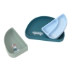 Assiette à compartiment en silicone - Tiny team chien