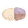 Assiette à compartiment en silicone - Tiny team chat