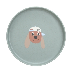 Assiette en cellulose - Tiny team chien