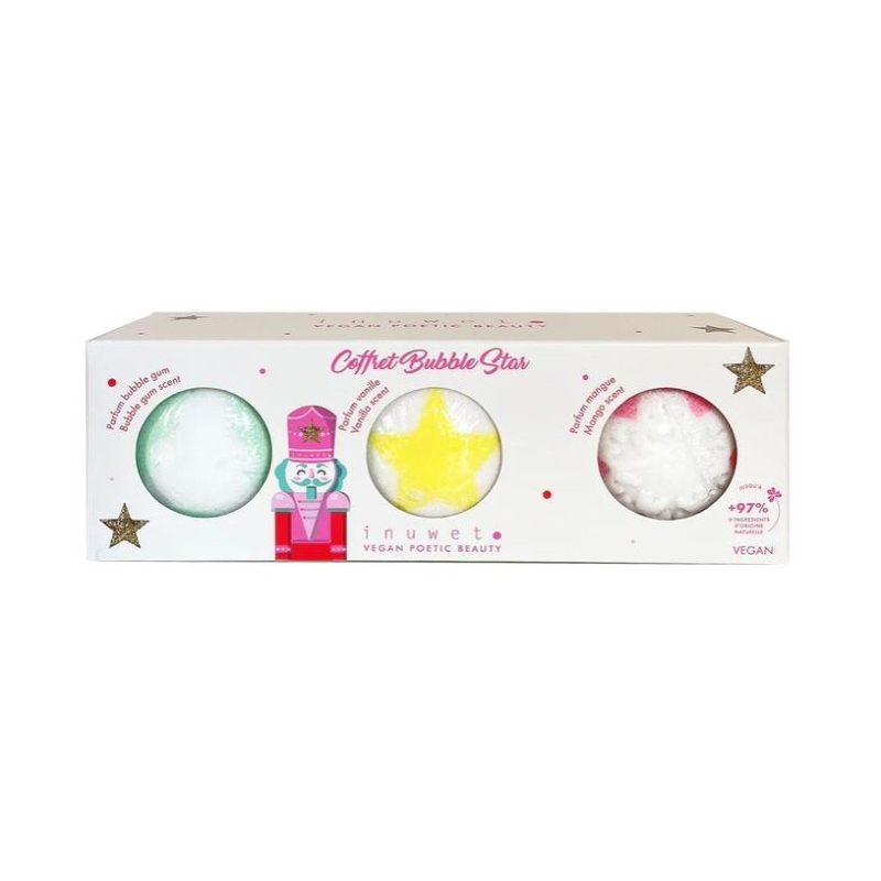 Coffret Bubble Star - 3 Boules de bain effervescentes