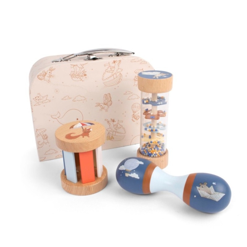 Filibabba - Valisette de jeu - Mes premiers jouets sensoriels