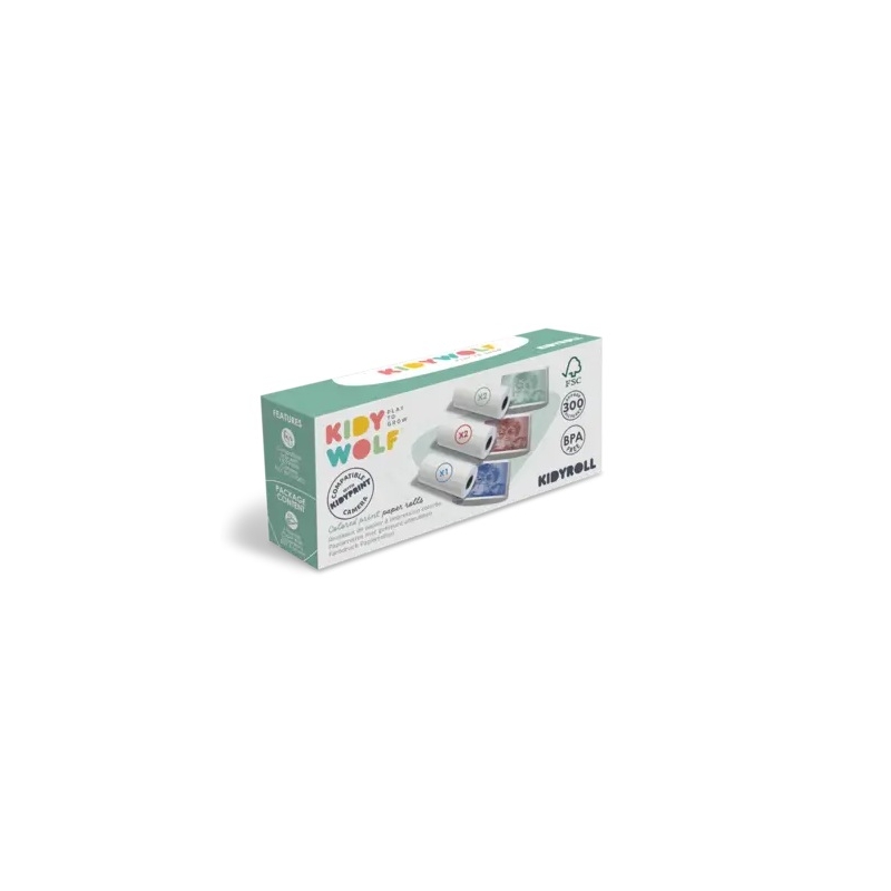 Kidyroll - Rouleaux thermiques colorés