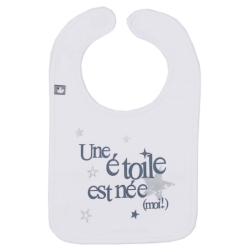 Bavoir "Une étoile est née (moi!)"