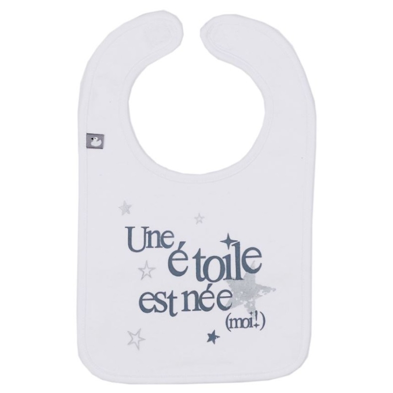 Bavoir "Une étoile est née (moi!)"