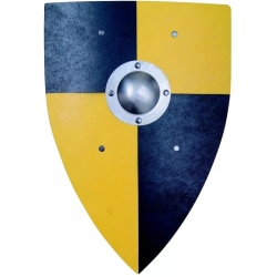 Bouclier normand noir et jaune