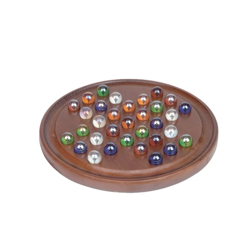 Solitaire billes en verre