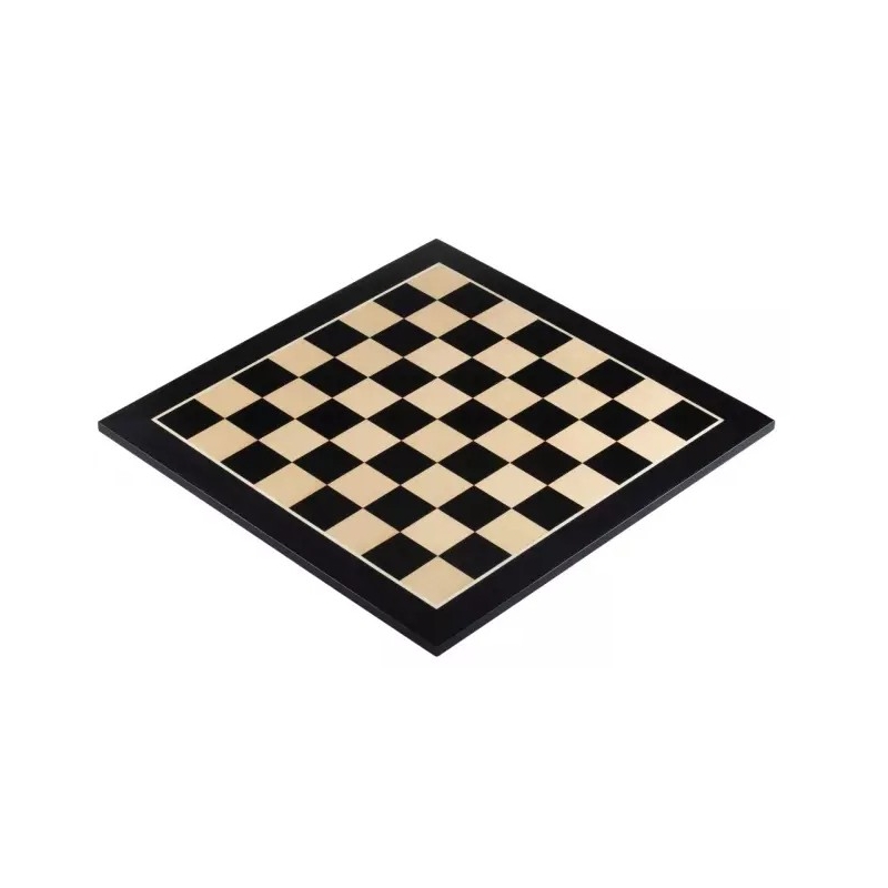 Jeu d'échecs noir ébénisé