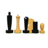 Jeu d'échecs noir ébénisé