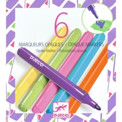 6 marqueurs opaques