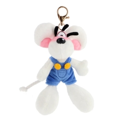Diddl - Porte-clés Diddl en salopette bleue 15 cm