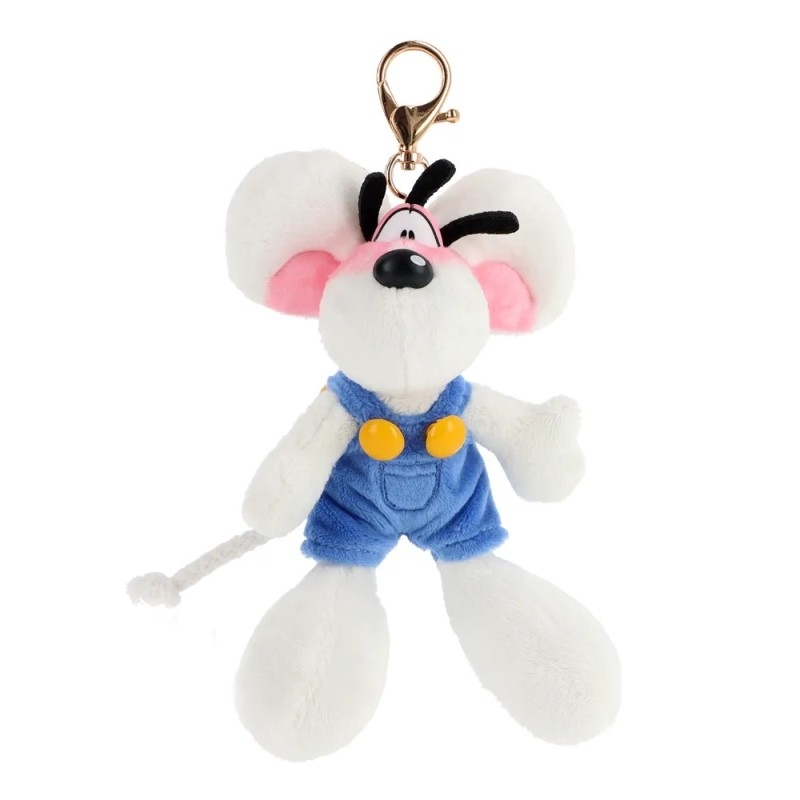 PROMO Diddl - Porte-clés Diddl en salopette bleue 15 cm
